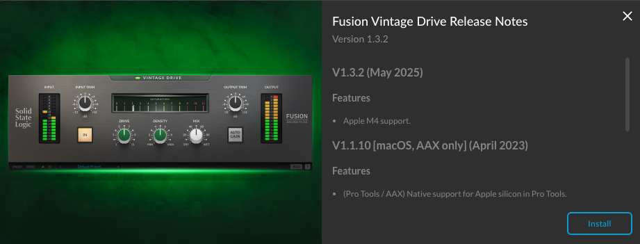 SSL Fusion Vintage Drive